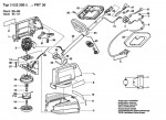 Bosch 0 603 200 042 PRT 30 Grass Trimmer PRT30 Spare Parts